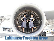 Lufthansa Oktoberfest Crew 2016 - mit Wiesntracht aus Asien, Nordamerika und europäischen Zielen bis 03.10.2016. Über den Wolken mit Angermaier Trachten - Lufthansa-Crew startet mit Jubiläumstracht durch (©Foto: Marikka-LailaMaisel)